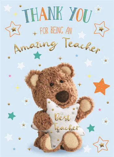 Picture of THANK YOU FOR BEING AN AMAZING TEACHER CARD